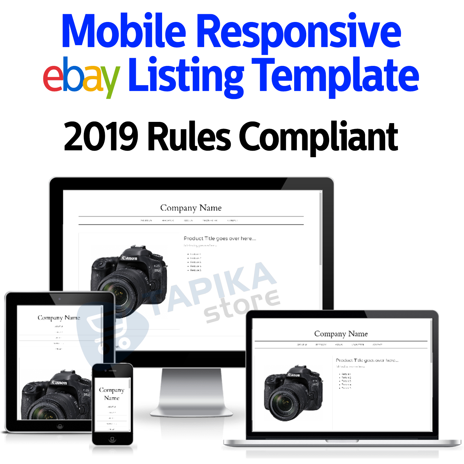Template Ebay Listing Auction 2021 Html Design Responsive Professional Mobile