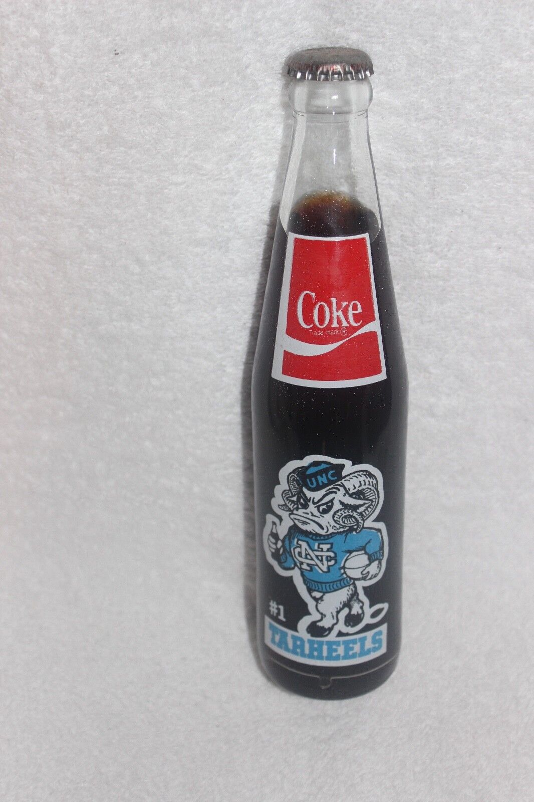 81 82 Unc Tarheels North Carolina National Champions Coke Coca-cola Bottle